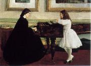 At the Piano, James Mcneill Whistler